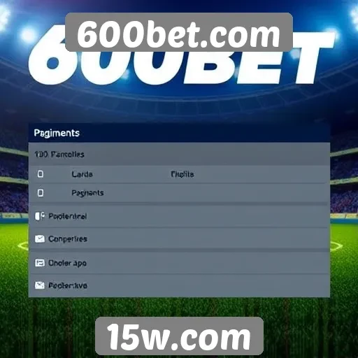 600bet.com e suas opções de pagamento disponíveis